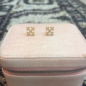 Enewton beaded signature cross studs